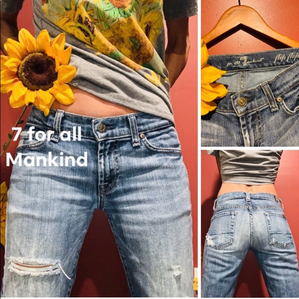 7 for all Mankind Flip Flop Flare Jeans✌️